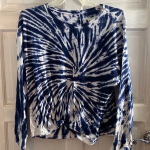 Tie dye long sleeve tee